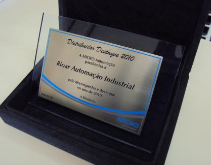Rioar ganha prêmio Distribuidor Destaque 2010.