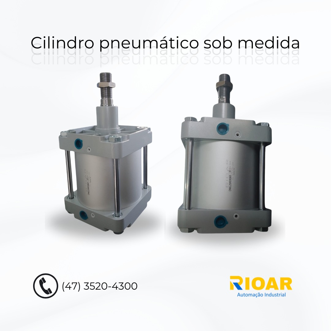 Cilindros pneumáticos sob medida