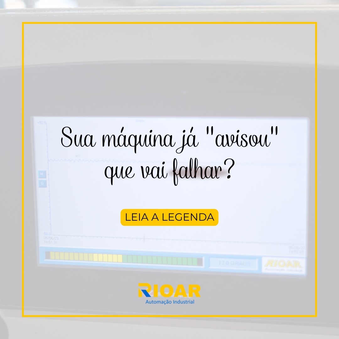 Sua máquina já deu sinais de que pode falhar?