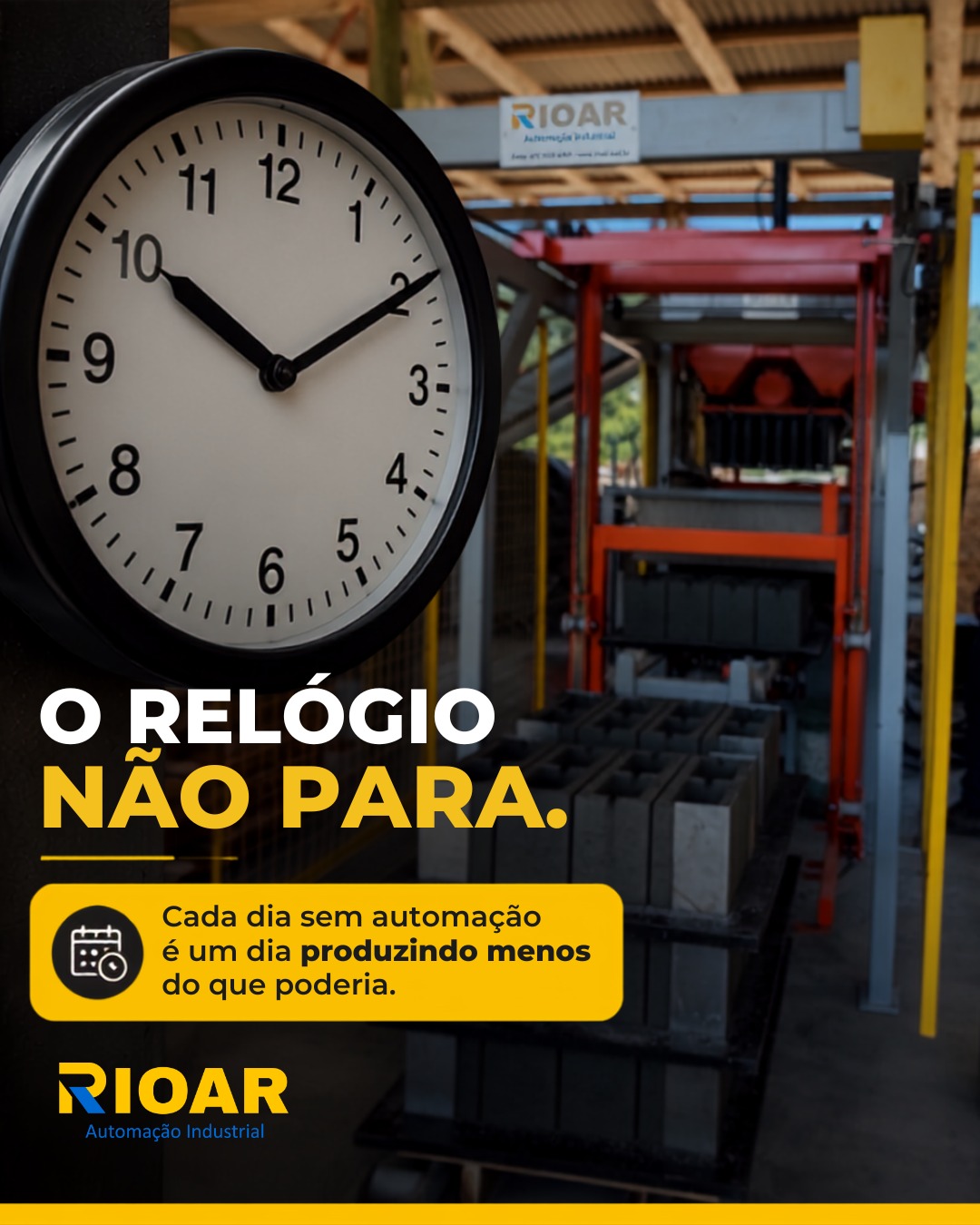 O relógio não para